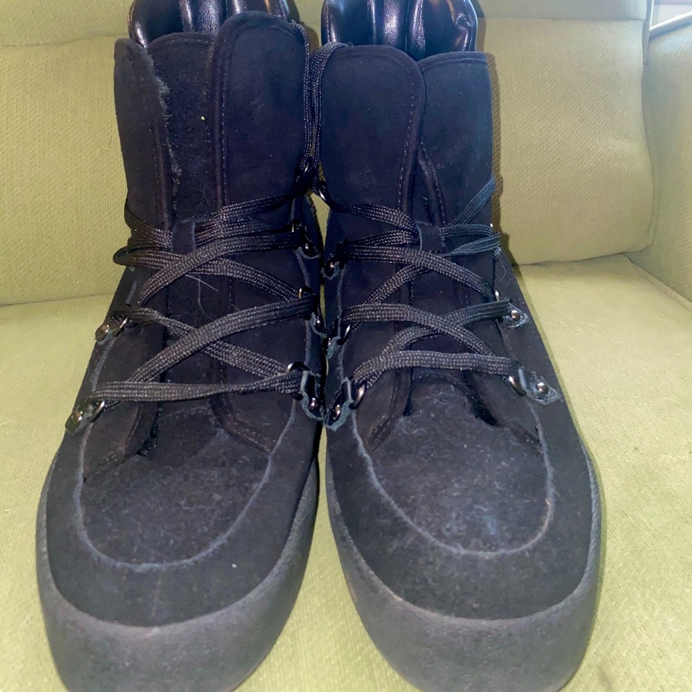 Kendall + Kylie Black Suede Boots